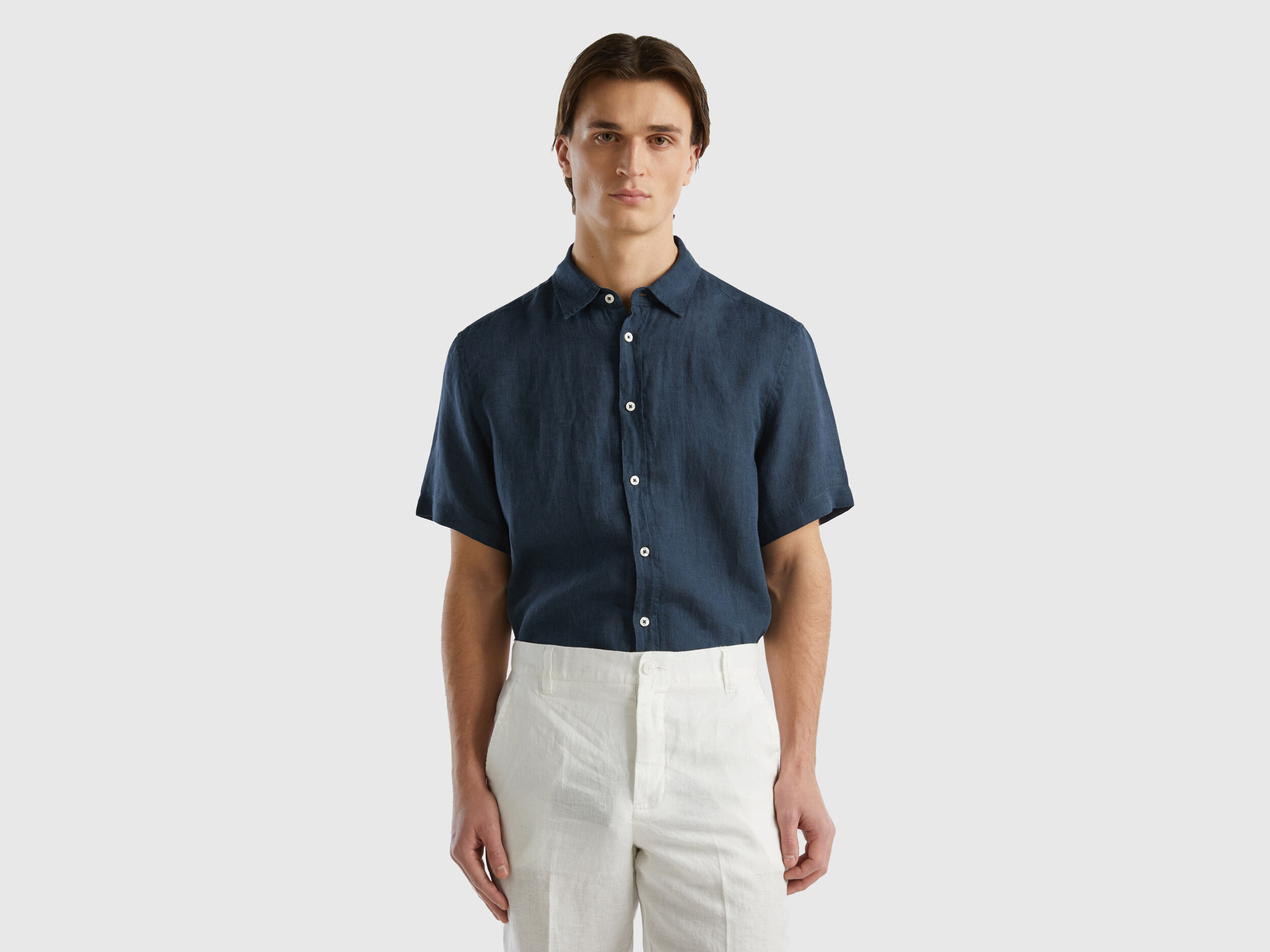 Chemise 100 lin homme outlet