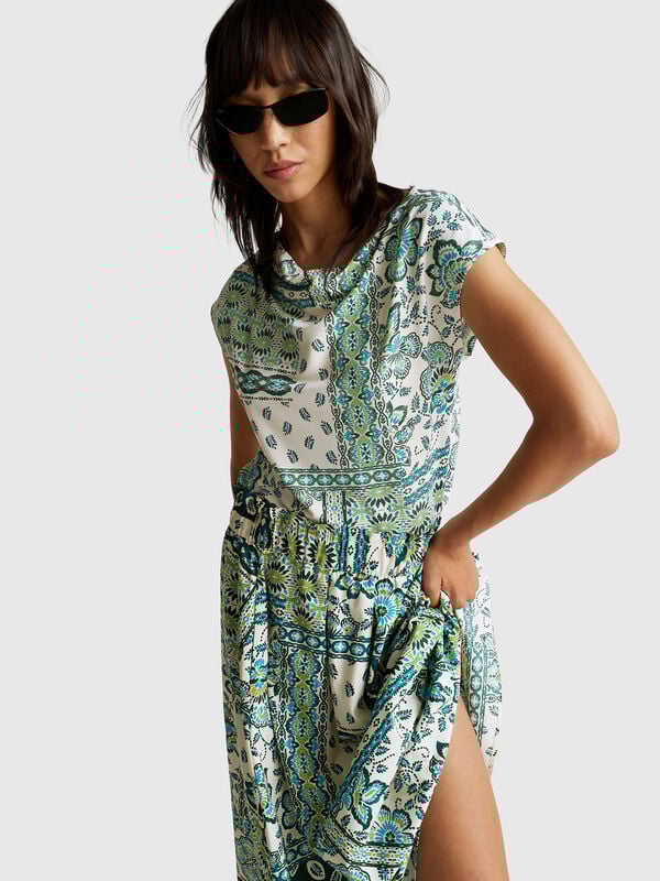 Haut à imprimé bandana Femme