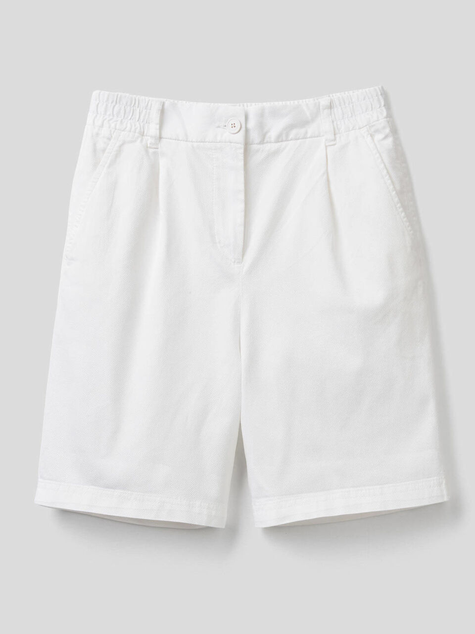 Bermuda uni en coton stretch image number 1