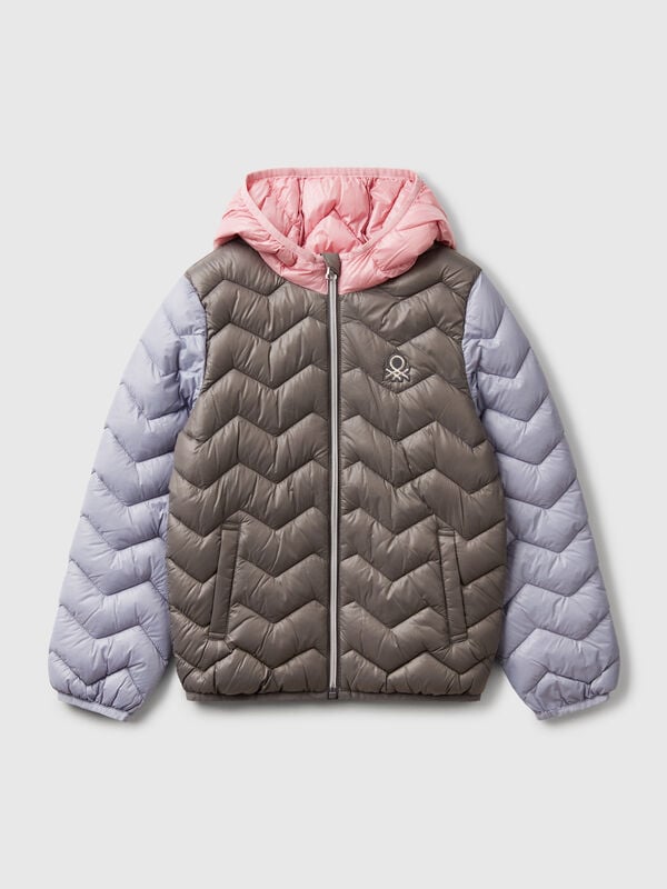 Veste matelassée avec capuche Filles