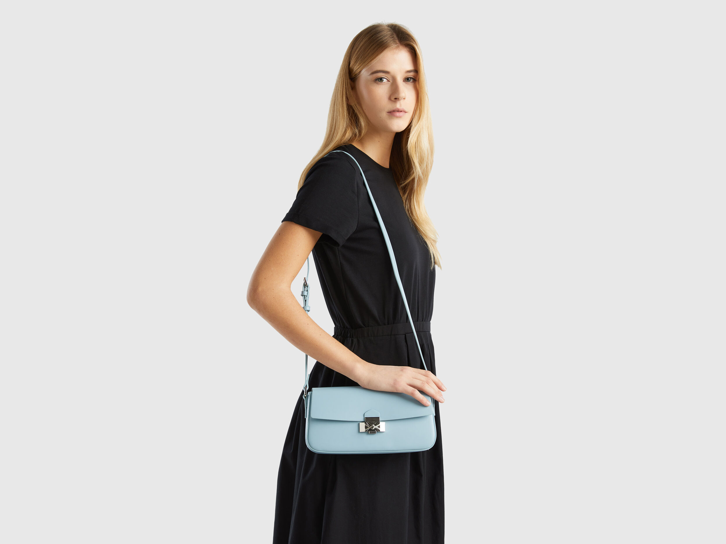 Sac baguette en tissu enduit