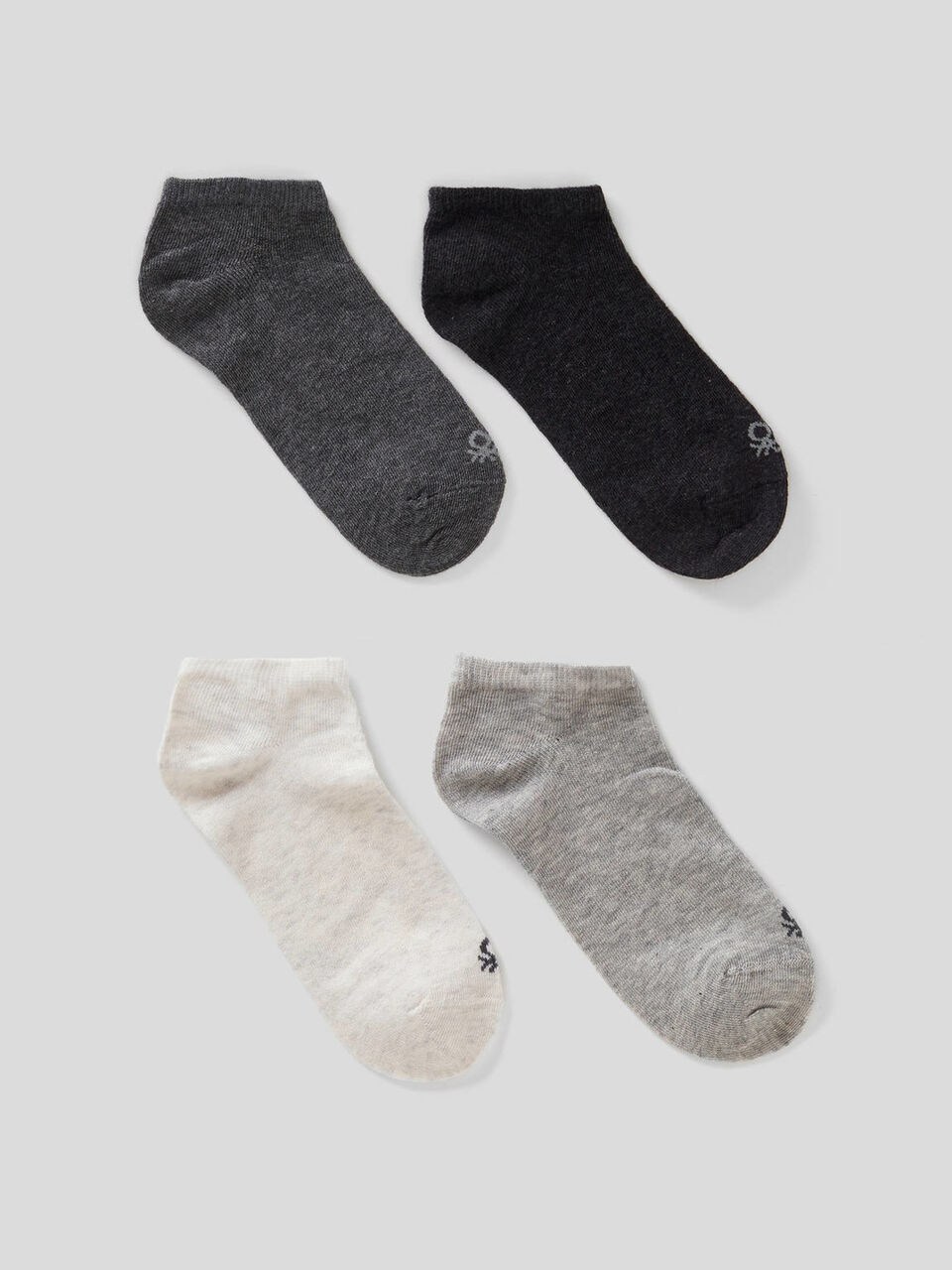 Quatre paires de chaussettes basses image number 1