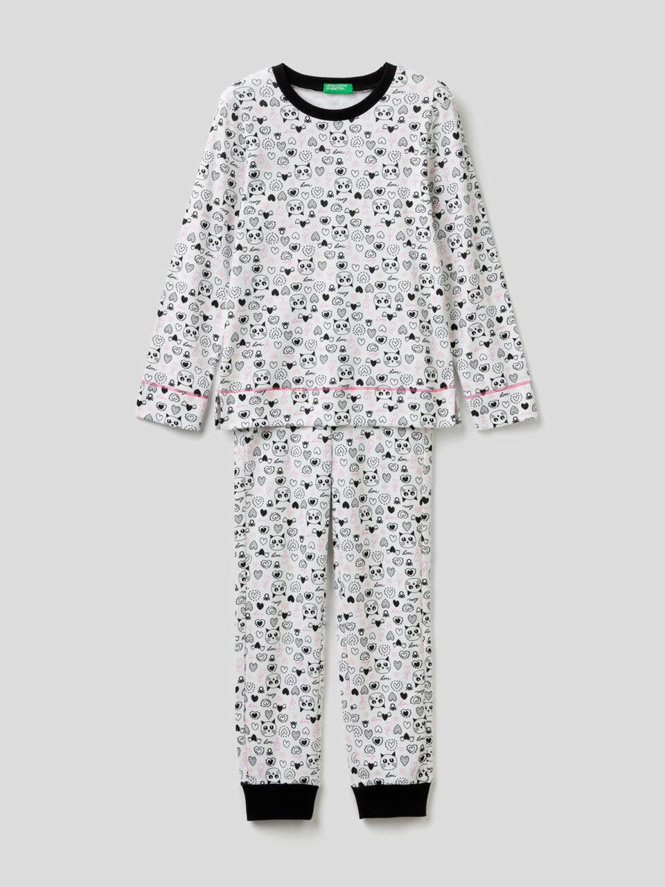 Pyjama imprimé 100 % coton image number 1