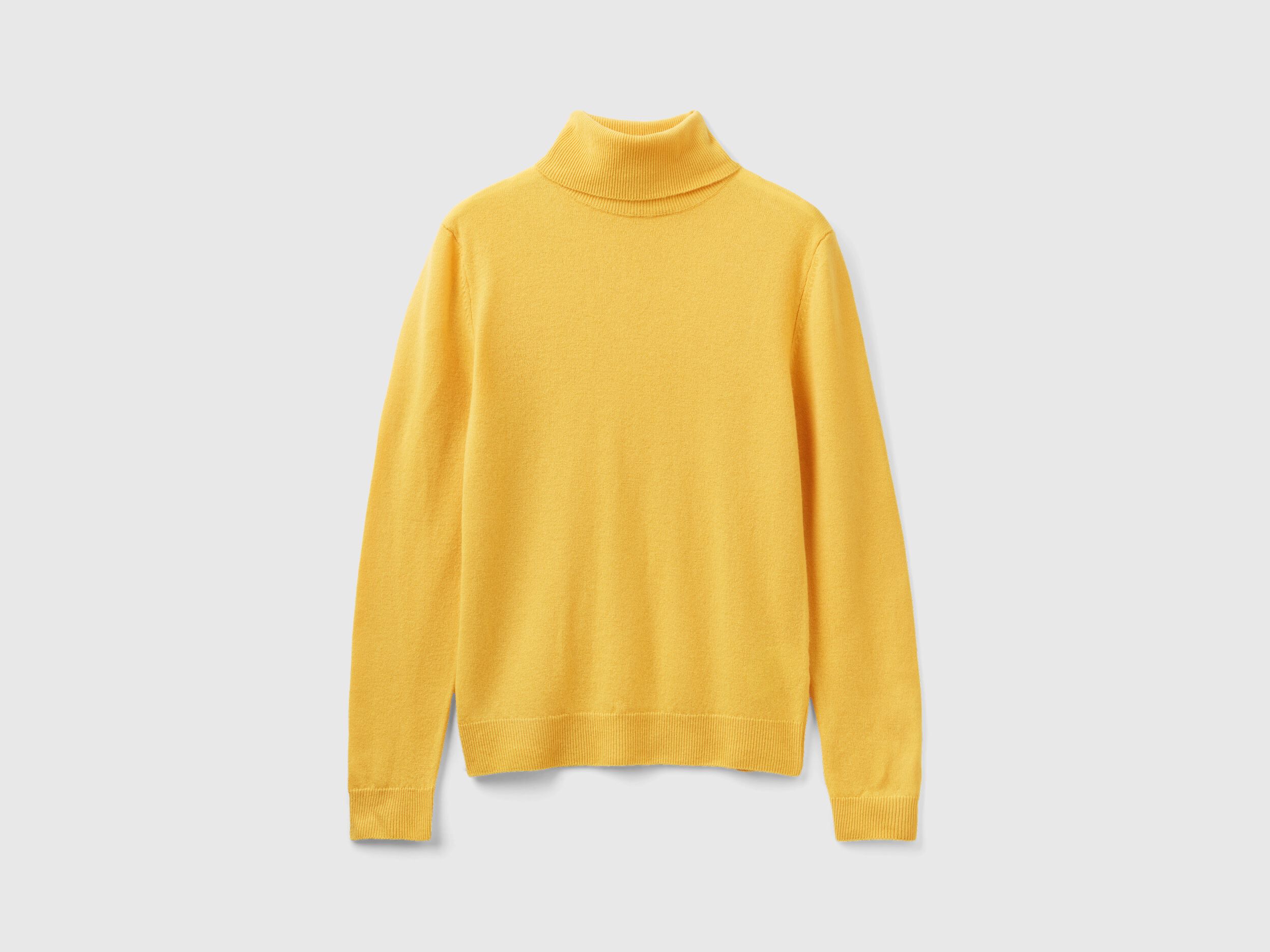 Pull jaune sale fille