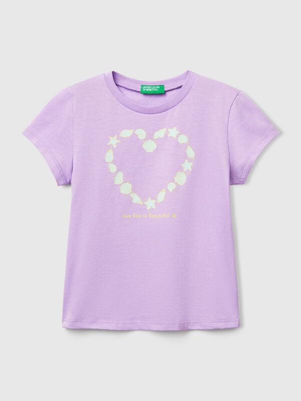 T-shirt à imprimé fluo Filles