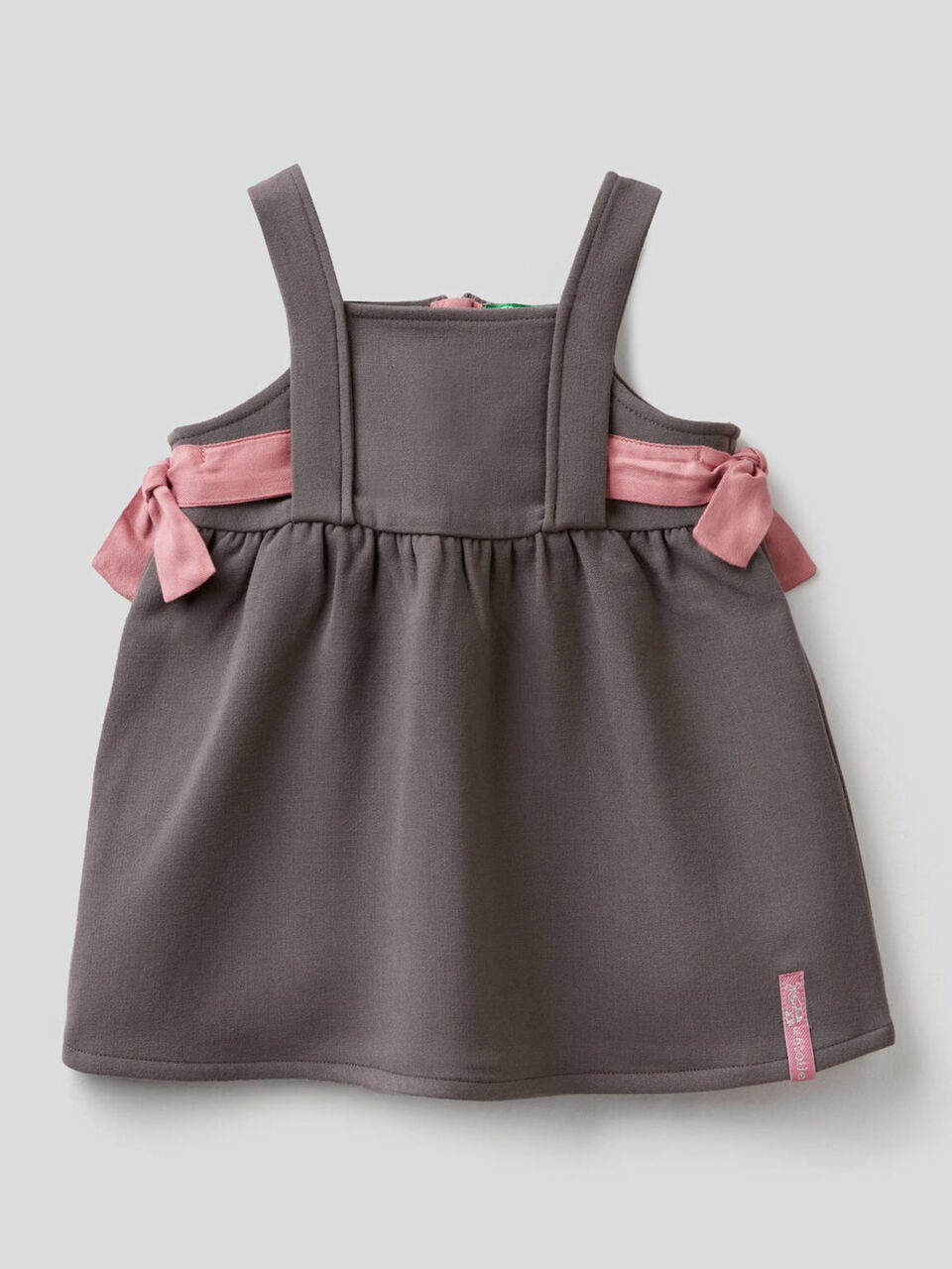 Robe salopette avec petits nœuds image number 1