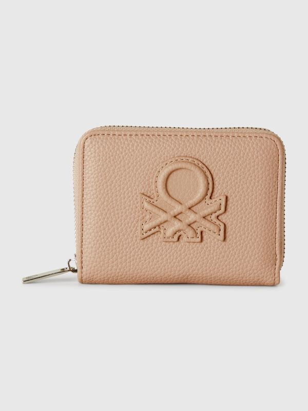 Petit portefeuille avec zip Femme