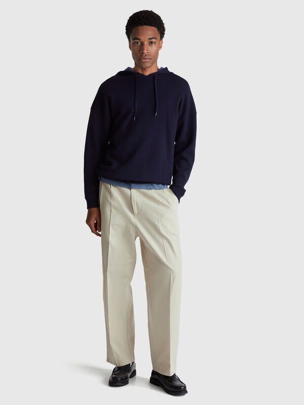 Sweat à capuche coupe décontractée Homme