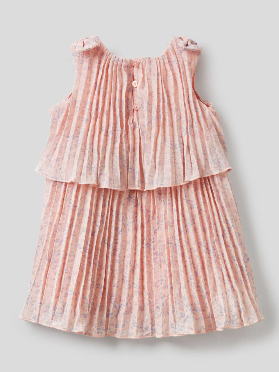 Robe plissée avec noeuds et volants image number 2
