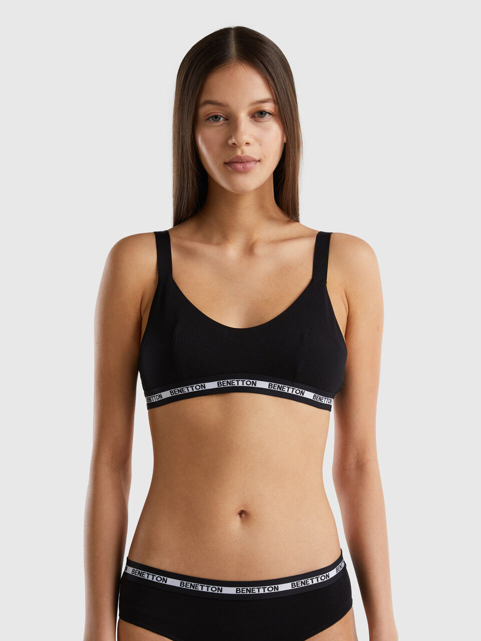 Soutien-gorge semi-rembourré en coton bio