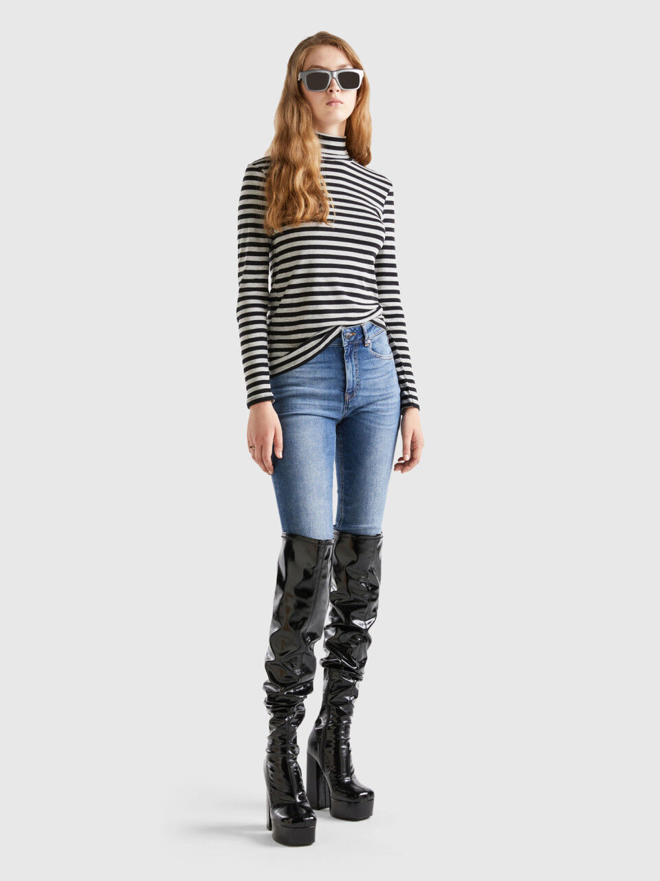 Jean benetton femme on sale