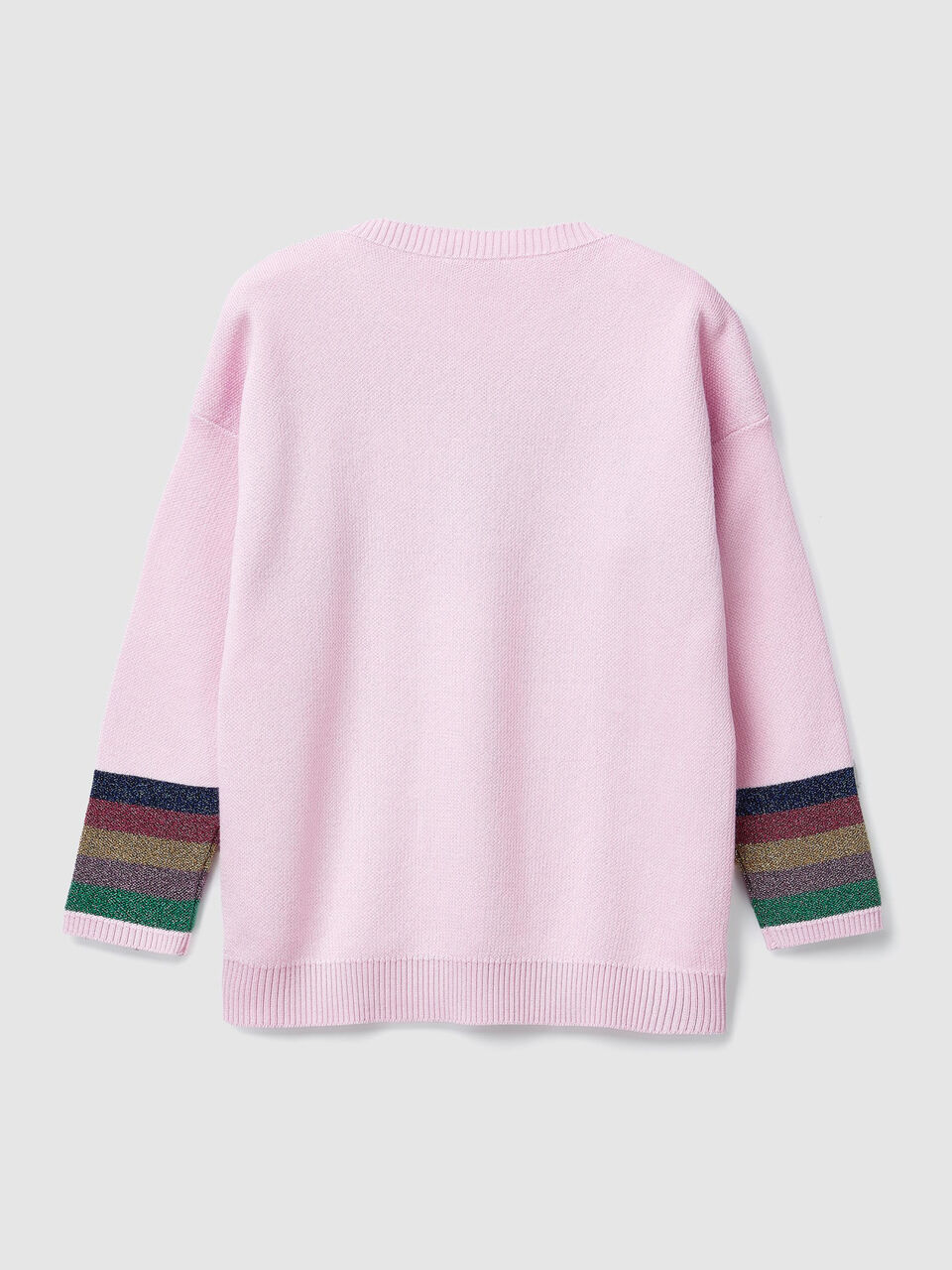 Pull avec inscriptions et lurex image number 2