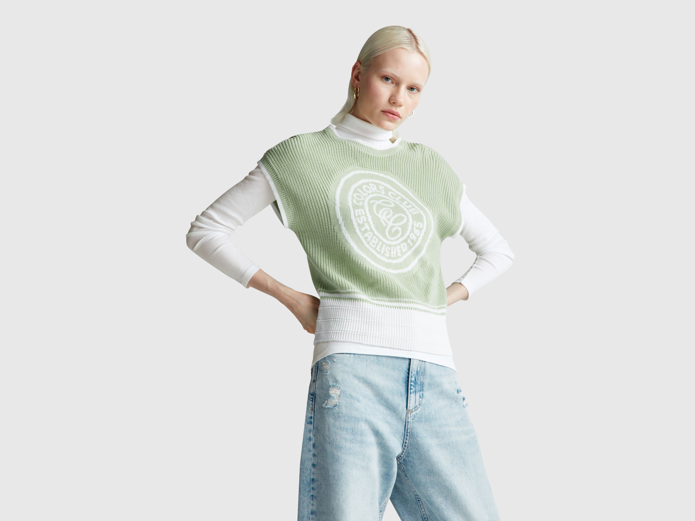 TURTLE NECK SWEATER Femme image number 2