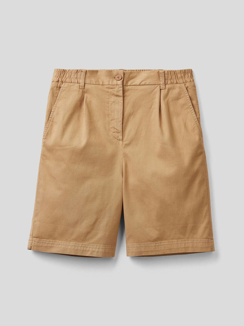Bermuda uni en coton stretch image number 1
