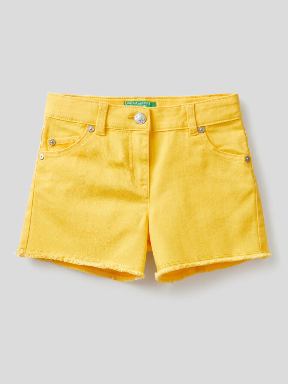 Short en mélange de coton stretch image number 1