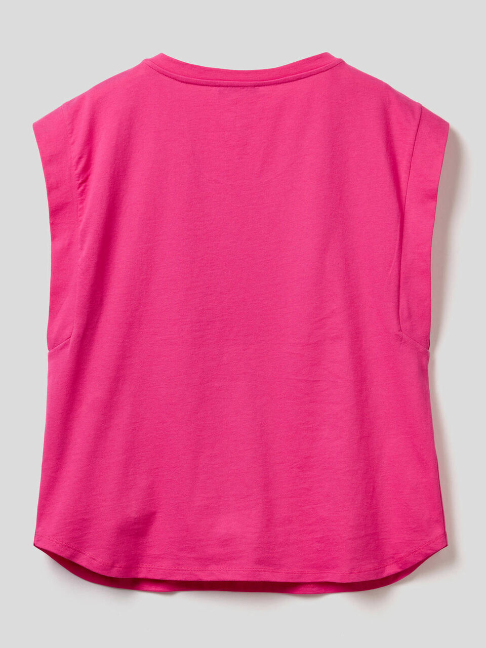 T-shirt en coton avec mancherons image number 2