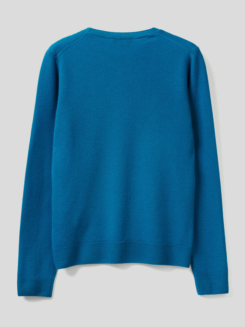 Pull col rond en pure laine vierge image number 2