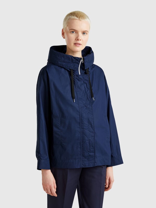 Veste over-fit en nylon Femme