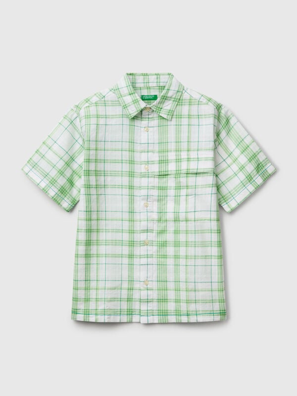 Chemise oversize à carreaux Garçon