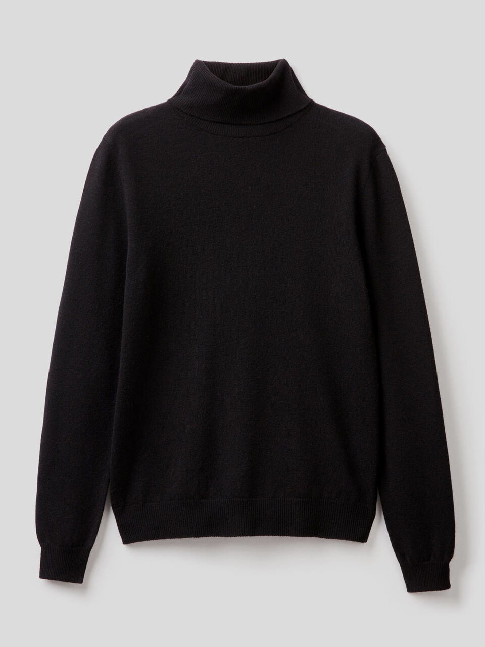 Pull chaud col roulé en pure laine vierge image number 1