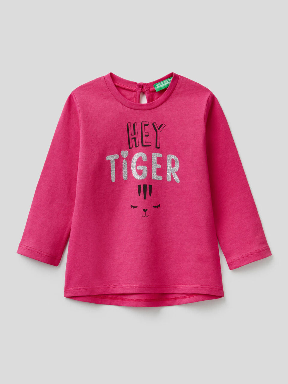 T-shirt manches longues en pur coton image number 1