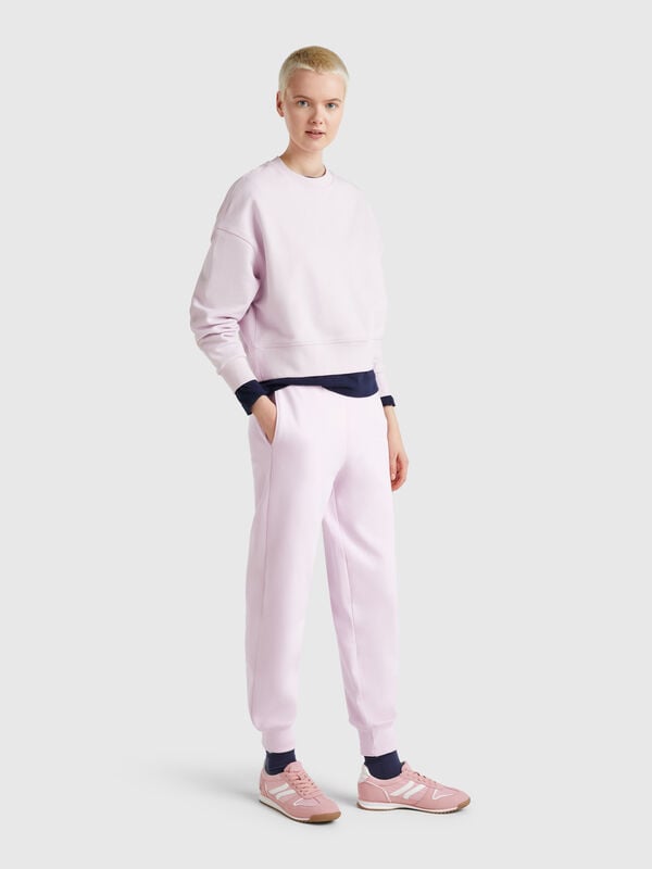 Pantalon de jogging en pur coton Femme