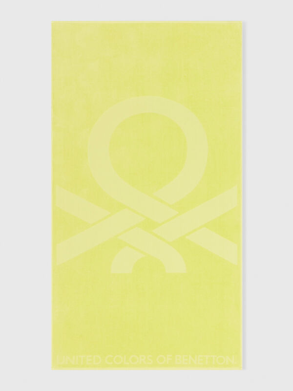 Serviette de plage jacquard