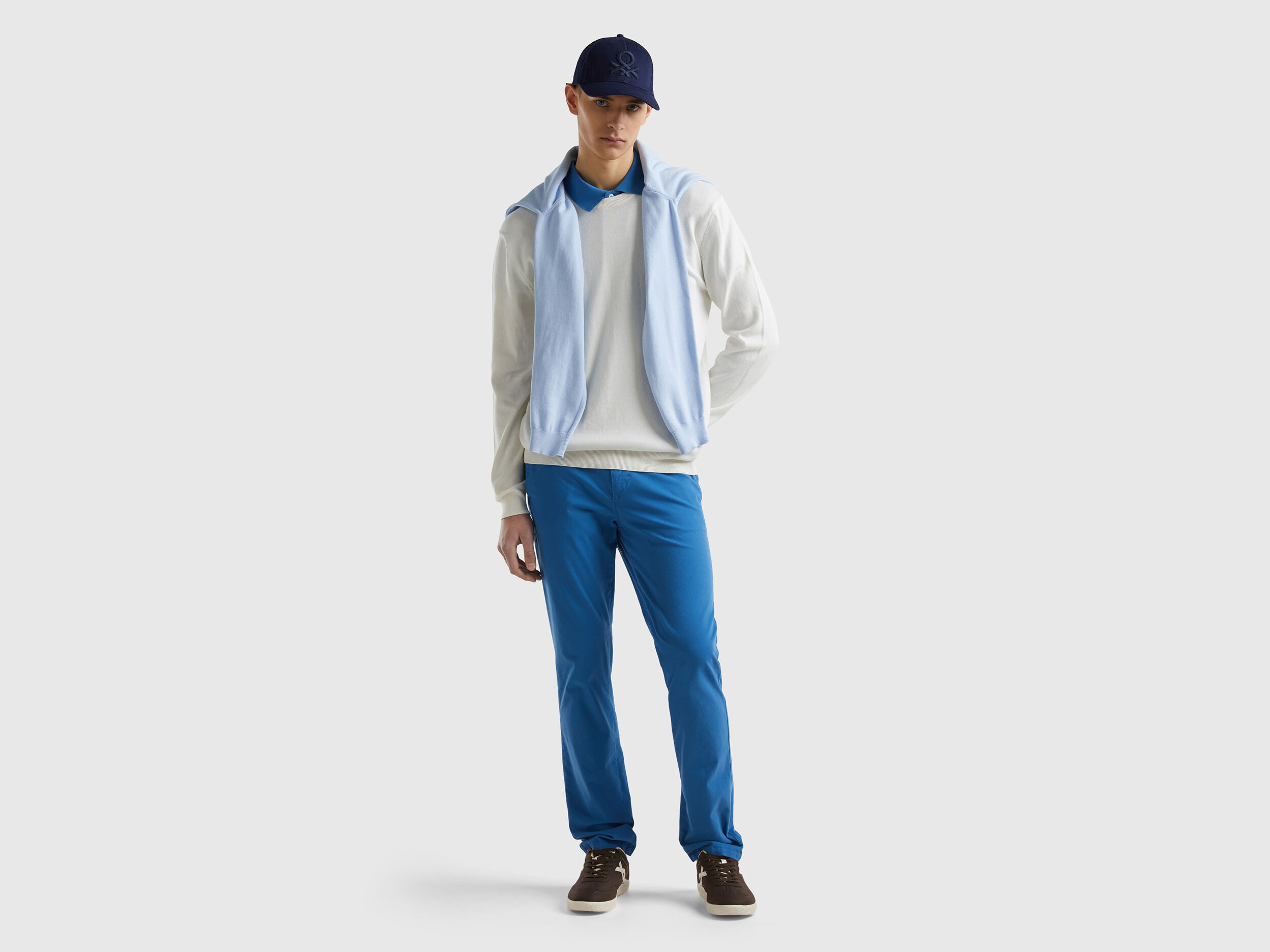 Pull benetton sales homme