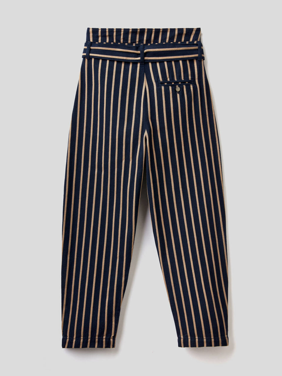 Pantalon à taille haute en 100% coton image number 2