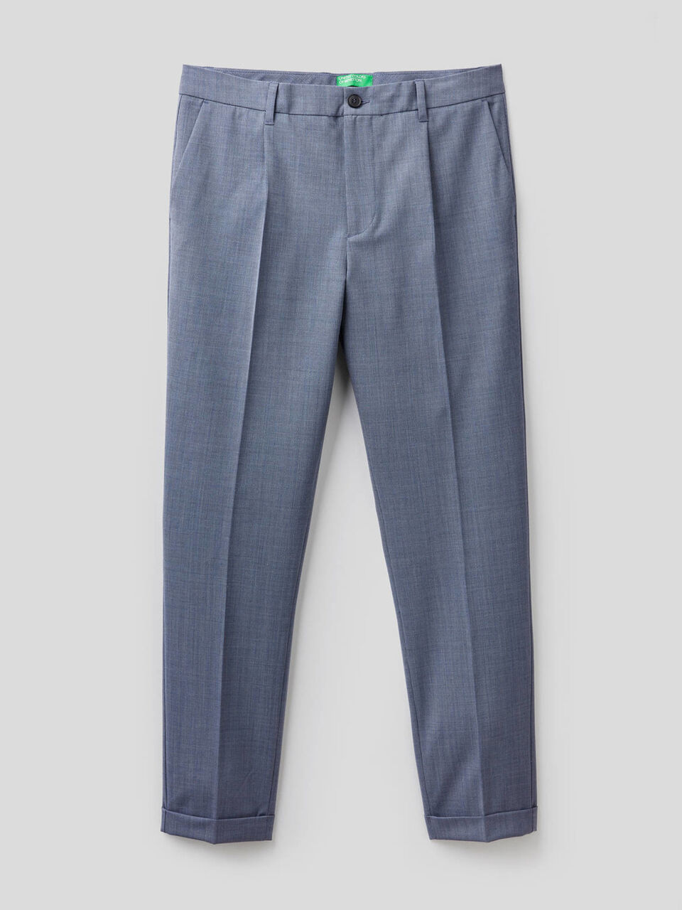 Chino coupe slim avec revers image number 1