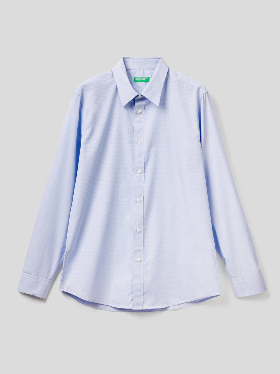 Chemise coupe slim en pur coton image number 1