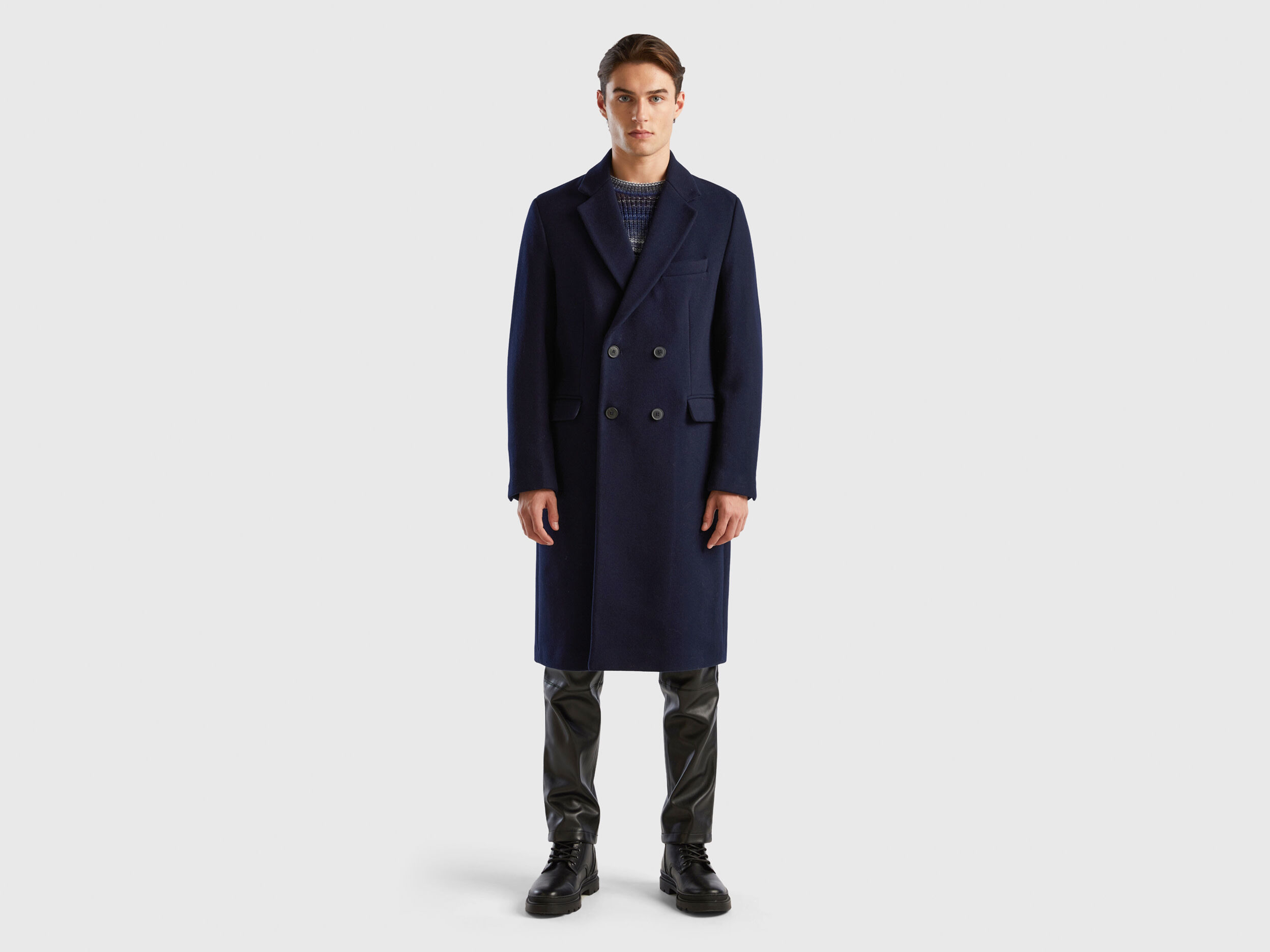 Manteau double boutonnage homme sales