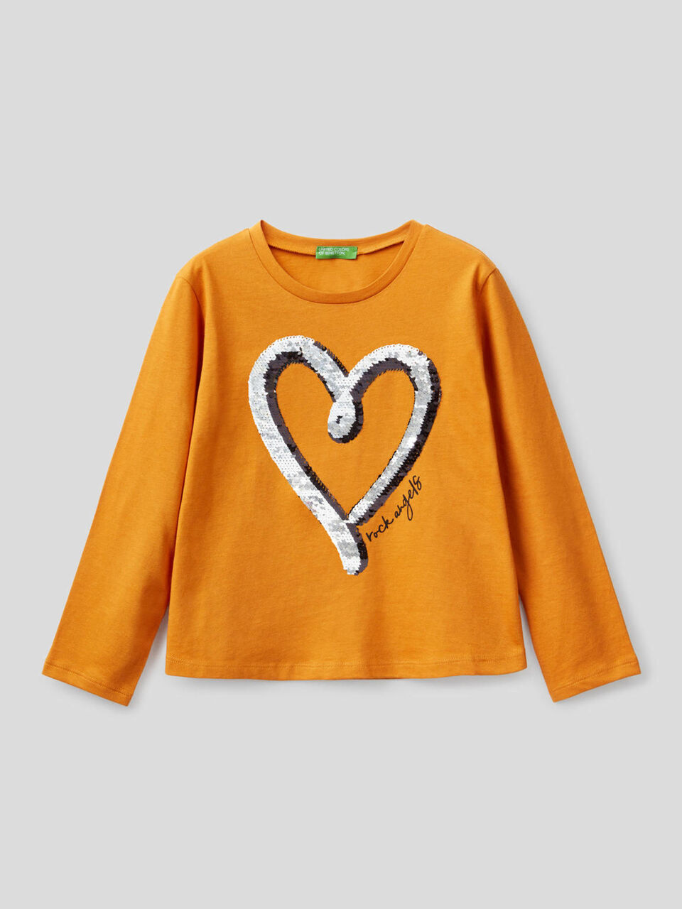 T-shirt 100% coton avec paillettes image number 2