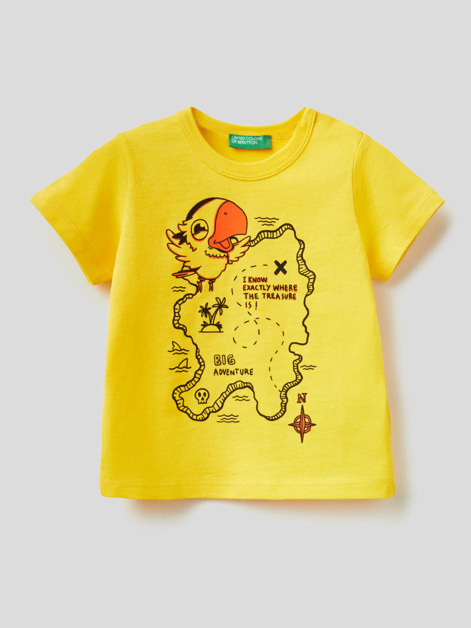 T-shirt 100% coton avec grand imprimé image number 1