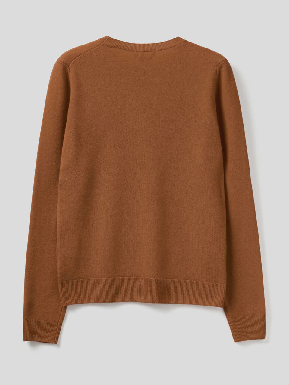 Pull col rond en pure laine vierge image number 2