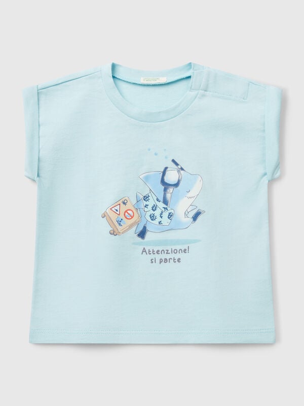 T-shirt à manches courtes avec imprimé Naissancede
