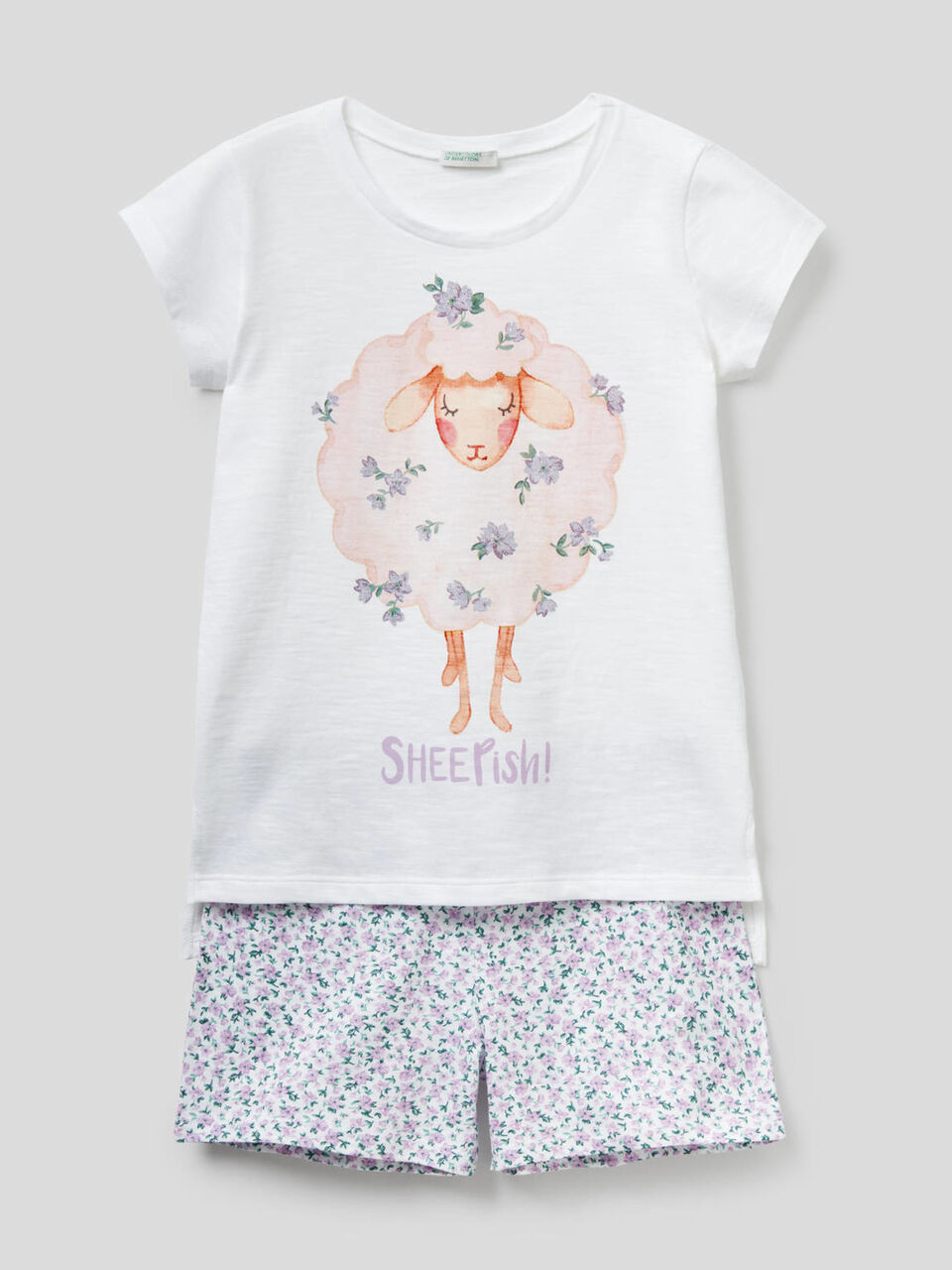 Pyjama court 100% coton image number 1