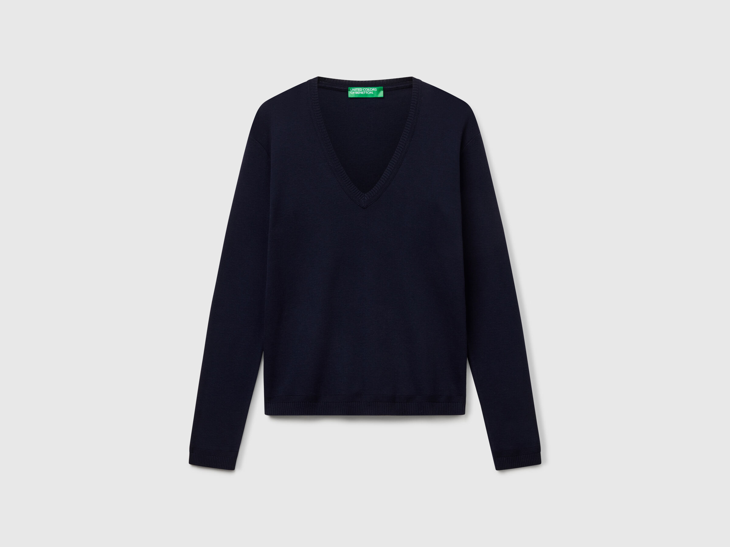 V NECK SWEATER L/S Femme image number 3