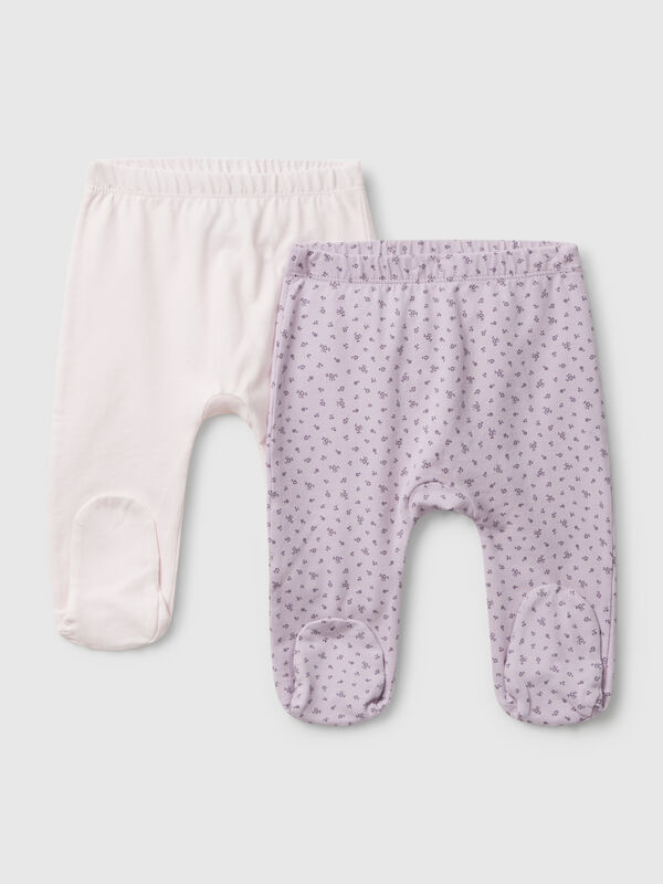 Deux pantalons en coton Naissancede