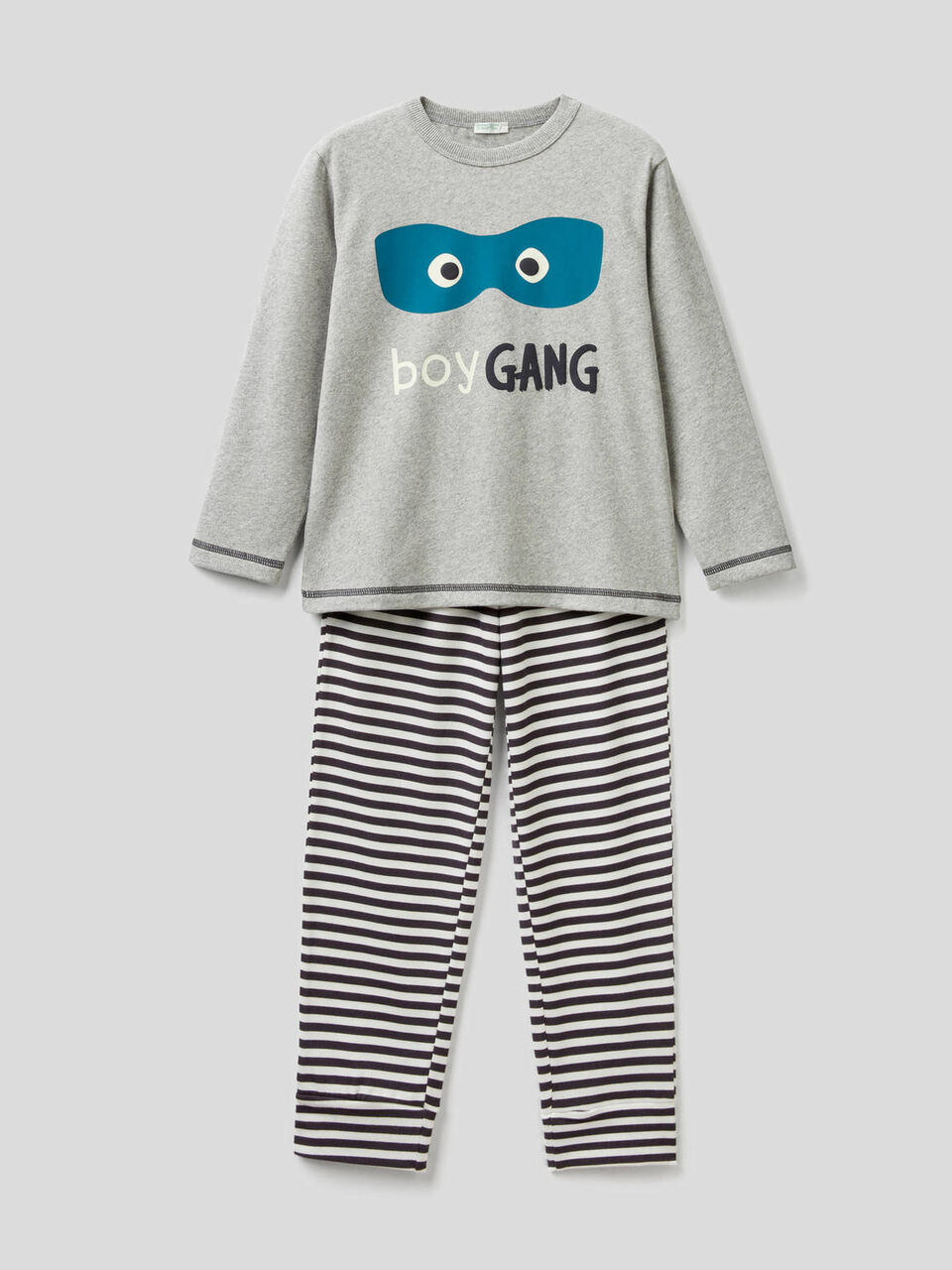 Pyjama en pur coton avec imprimés image number 1