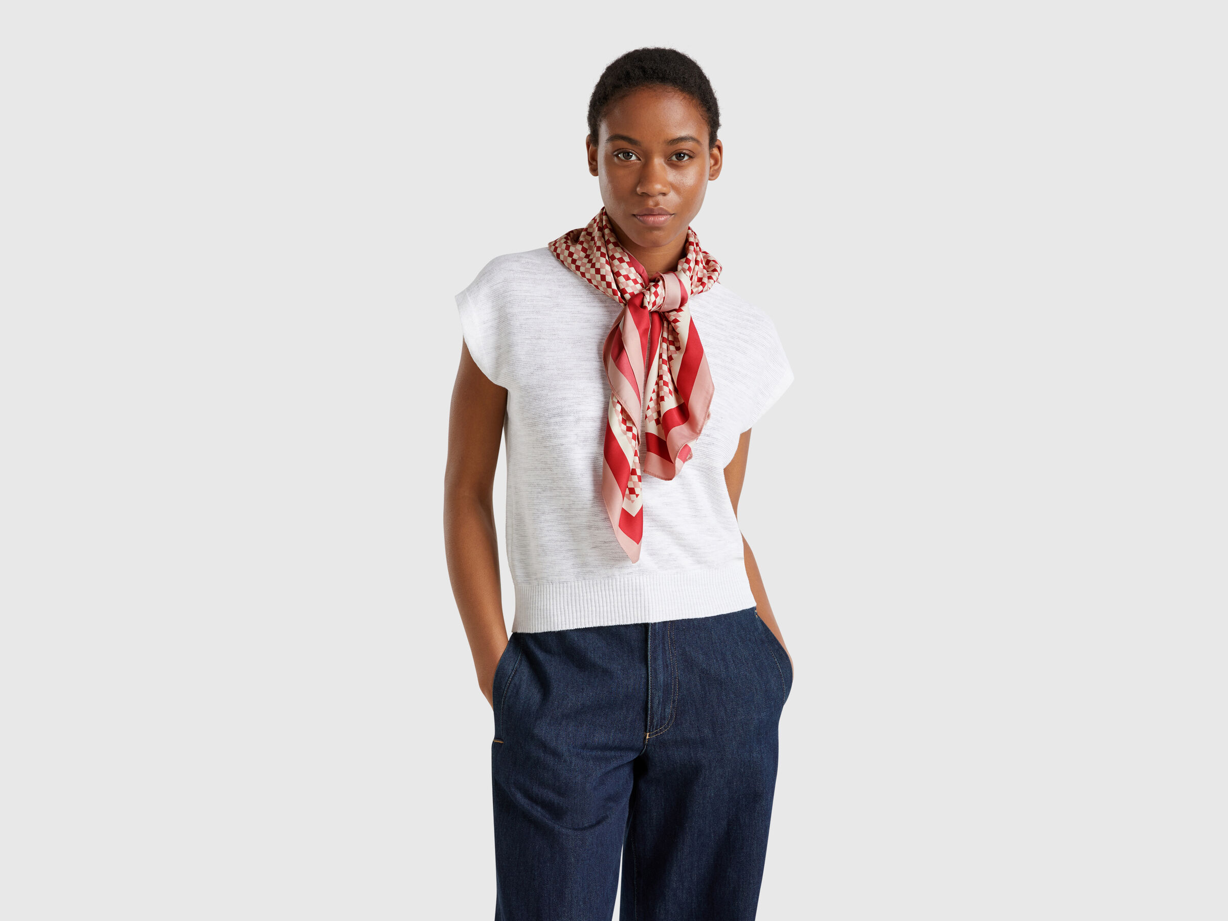 SQUARE SCARF Femme image number 2