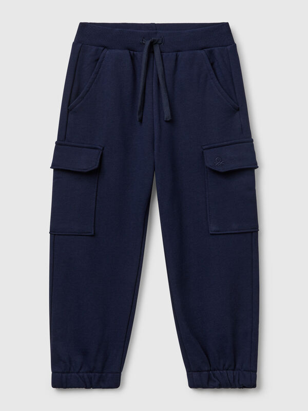 Pantalon cargo sweat-shirt Garçon