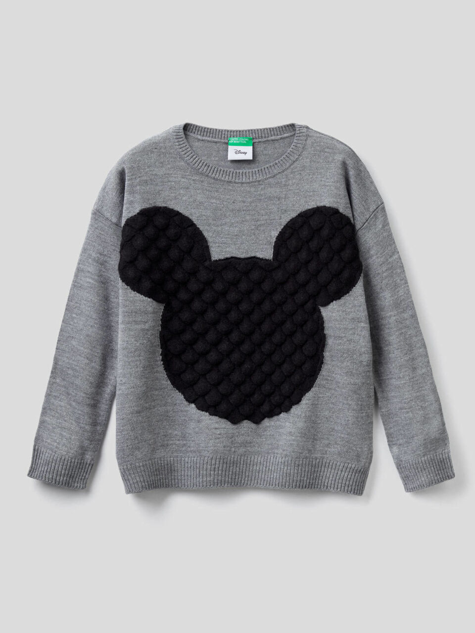 Pull à intarsia Mickey en relief image number 1