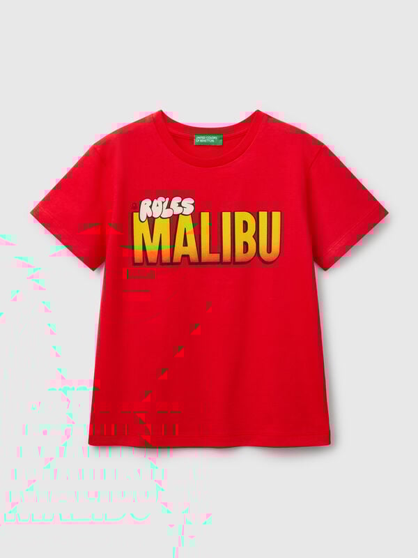 T-shirt en coton avec imprimé Garçon