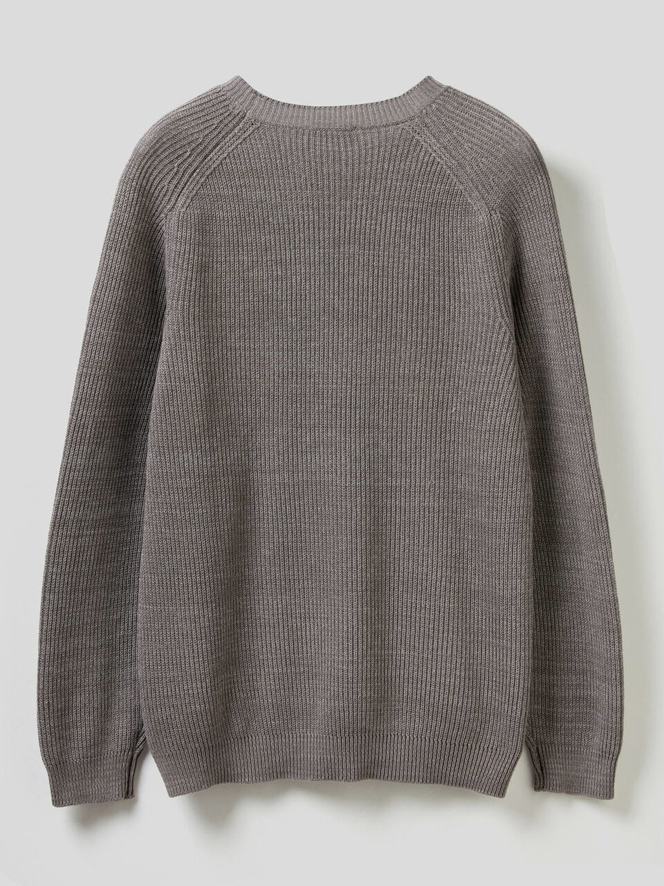 Pull col rond en pur coton image number 2