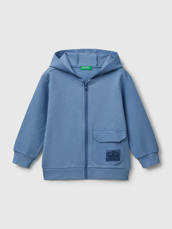 Sweat avec capuche et poche Garçon