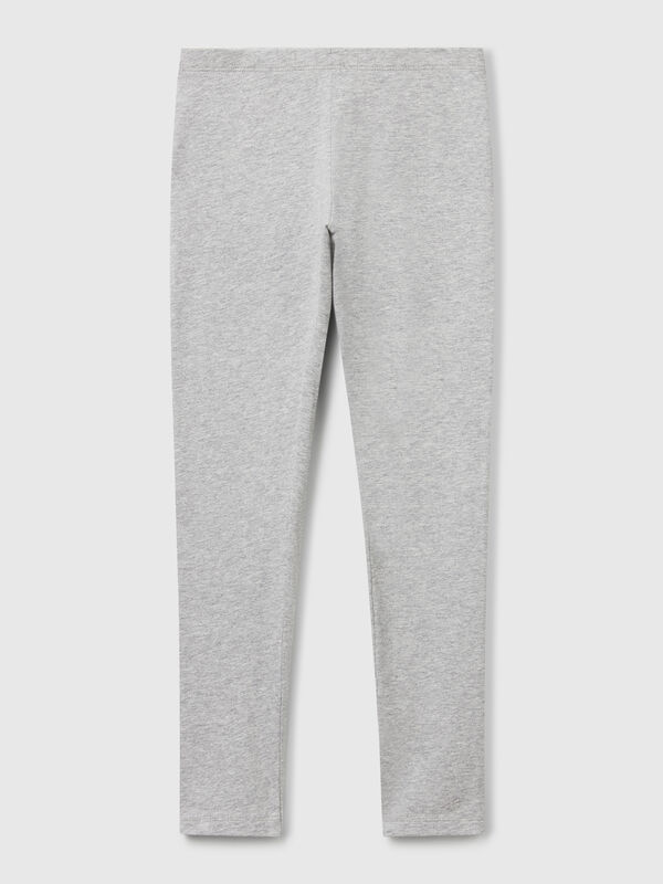 Legging en coton extensible avec logo Filles