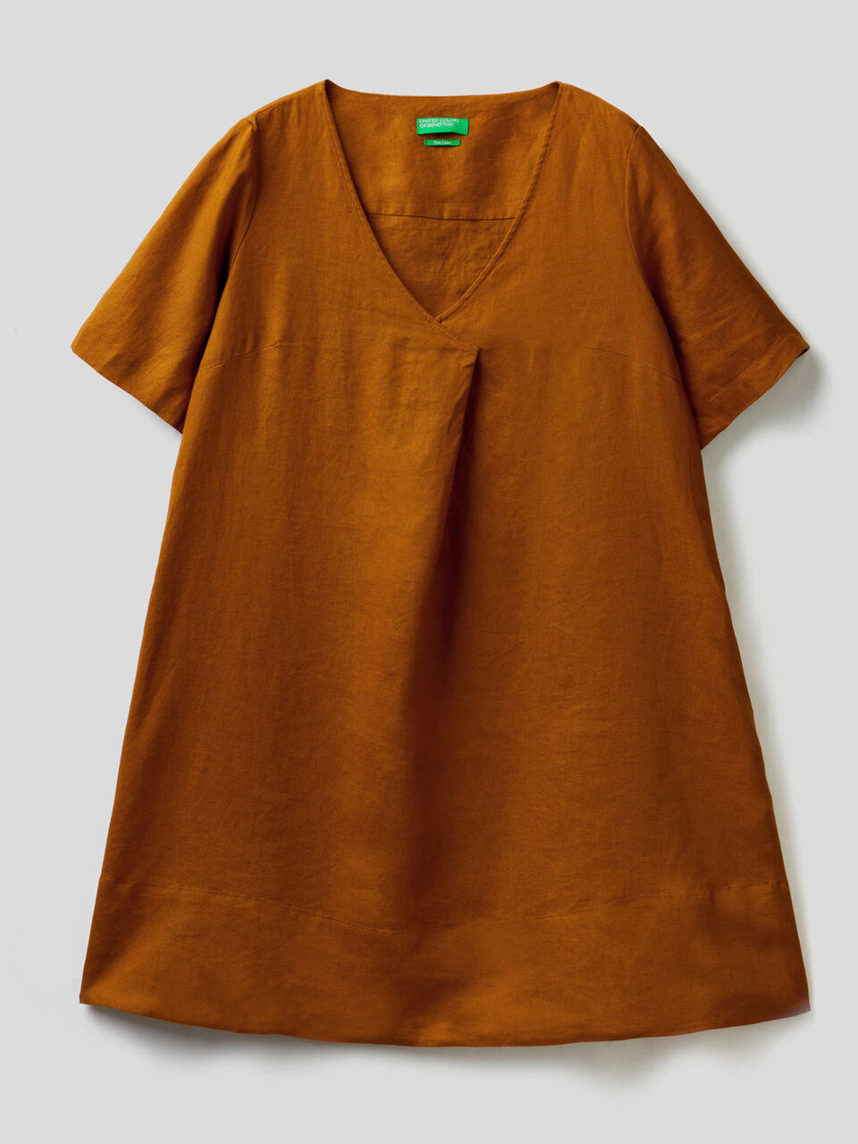 Robe courte en pur lin image number 1