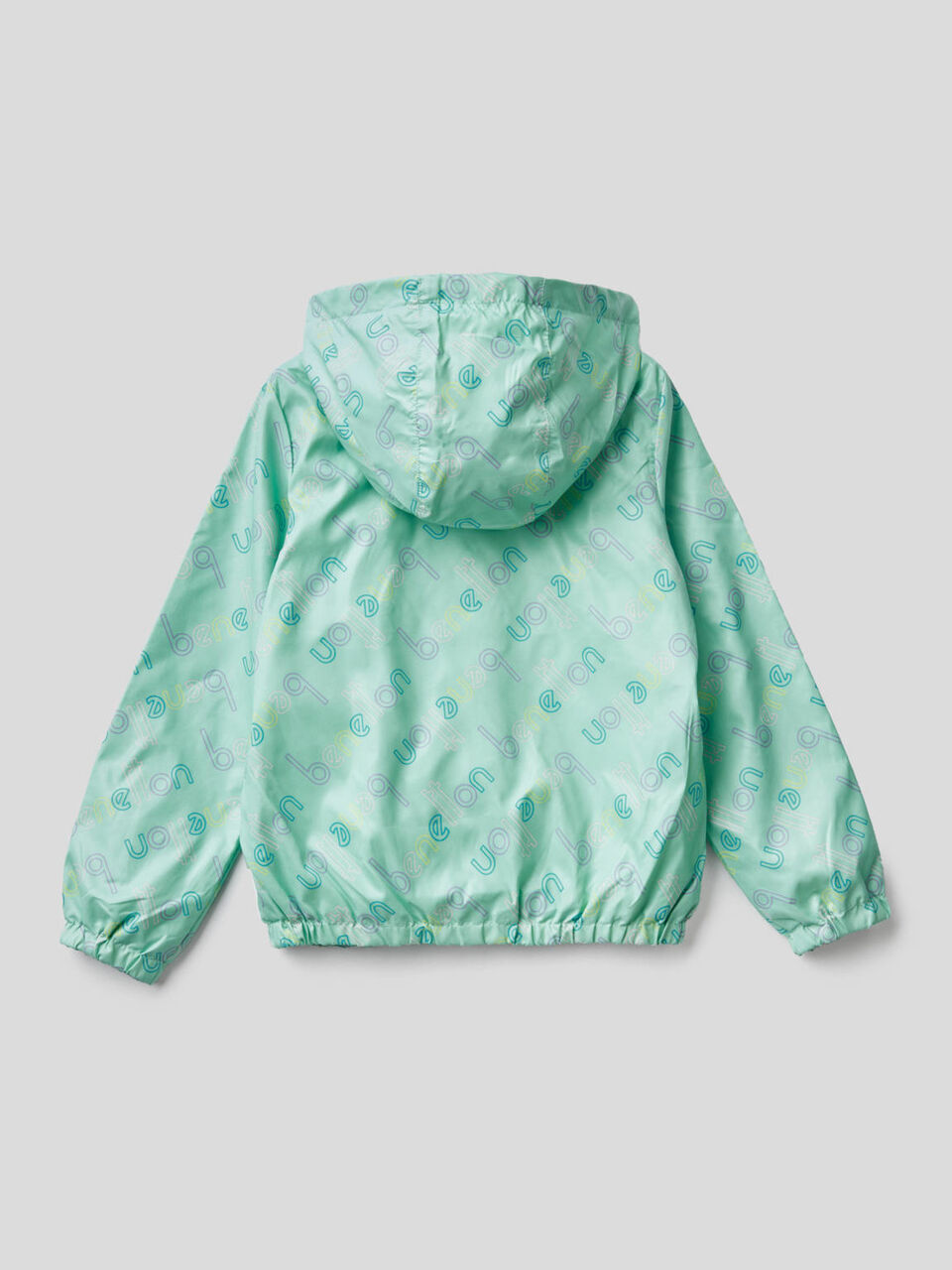 Blouson avec capuche en tissu technique image number 2
