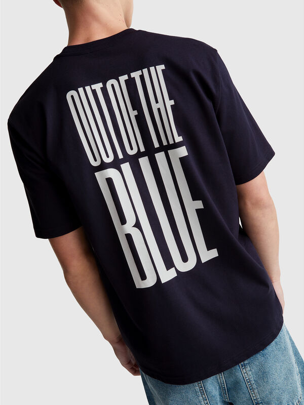 T-shirt coupe décontractée avec imprimé Homme